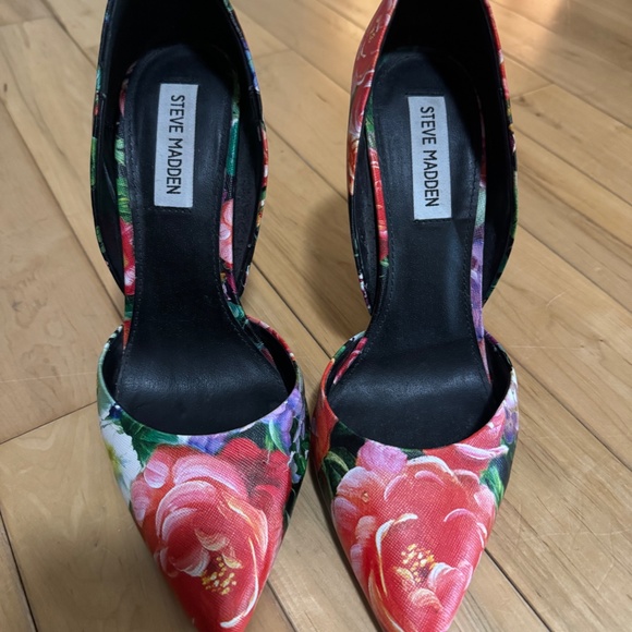Steve Madden Varcityy Floral Multi D'Orsay Pumps - Picture 3 of 9